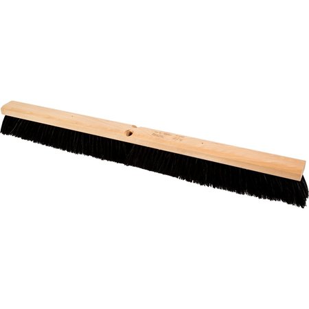 PFERD 36" Medium Sweep Floor Brush - Black Tampico, HH Case, 3" Trim 89263